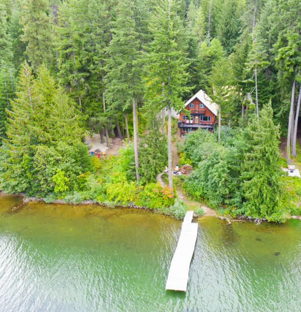 istock Cabin on the Lake 1179263290