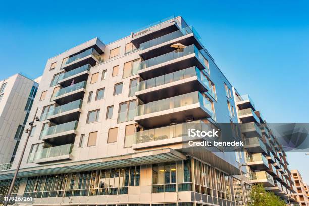 New Condo Buildings In Downtown Oslo Norway Stock Photo - Download Image Now - Norway, Apartment, Building Exterior