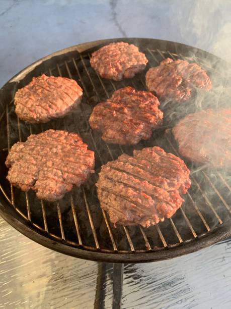 Grilling Burgers