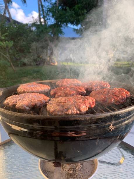 Grilling Burgers