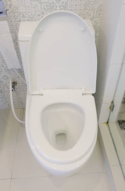 istock White toilet in the bathroom 1179282326