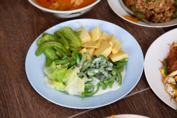 istock Mixed vegetable boiled coconut milk, Thai food 1179283925