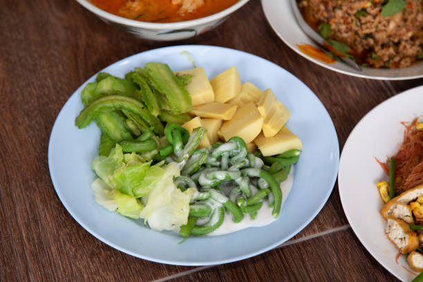 istock Mixed vegetable boiled coconut milk, Thai food 1179283942