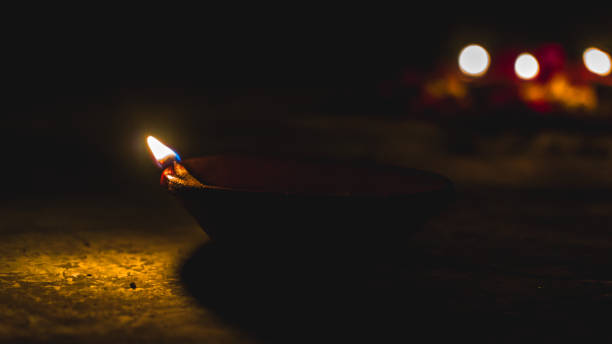 istock Diwali Diya(oil lamp) also known as diva 1179284810