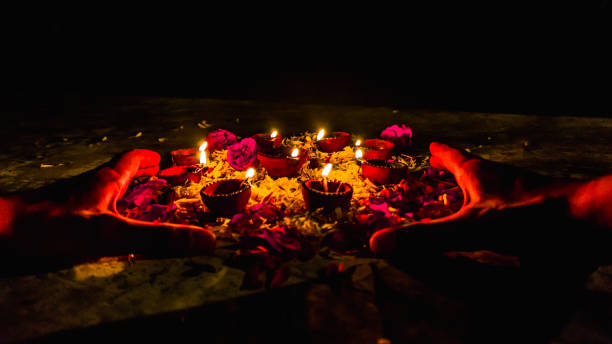 istock Diwali Diya(oil lamp) also known as diva 1179284850