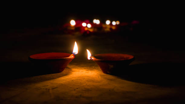 istock Diwali Diya(oil lamp) also known as diva 1179284869