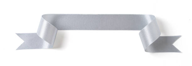 istock silver banners ribbons label on white background 1179292597