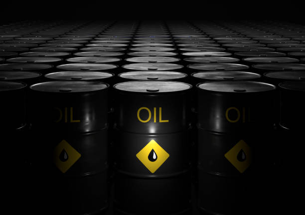 istock Crude oil barrels 1179298761
