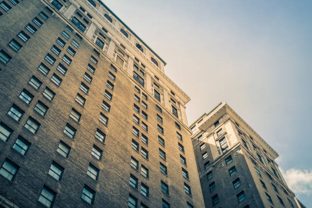 Historical buildings in downtown Manhattan.