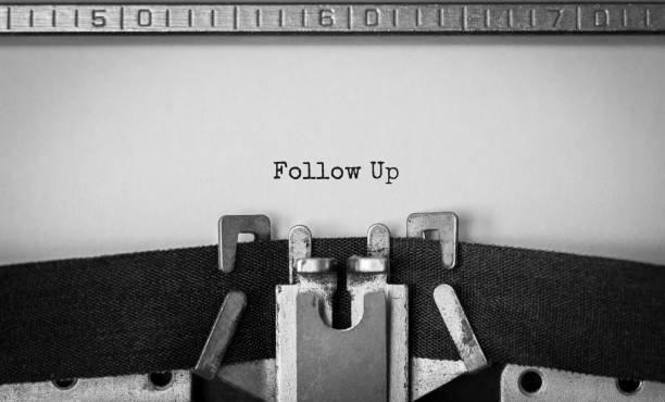 istock Text Follow Up typed on retro typewriter 1179302168
