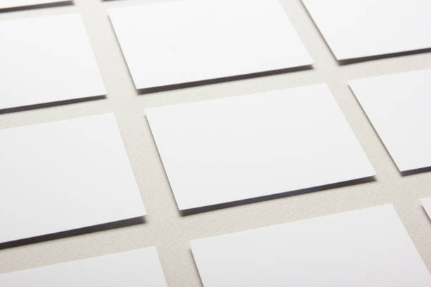 istock Business cards blank. Mockup on color background. Flat Lay. copy space for text 1179305833