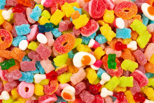 istock Assorted gummy candies. Top view. Jelly  sweets. 1179308297