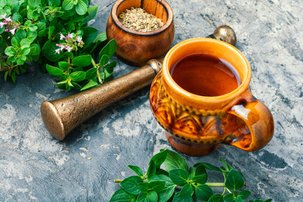 istock Fresh and dried oregano herb 1179308874