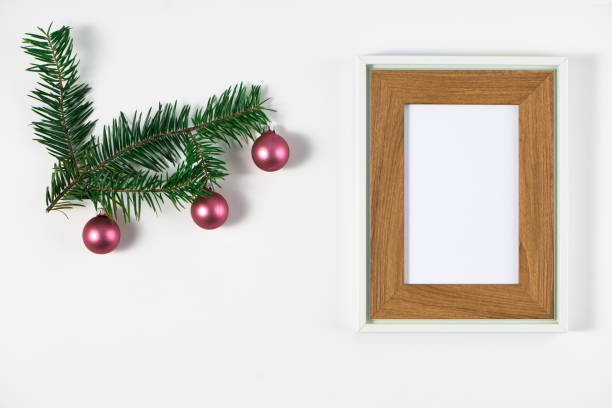 istock Festive composition of Christmas decorations. 1179311338
