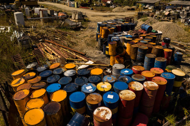 istock Scrap metal junkyard area 1179311477
