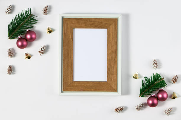 istock Festive composition of Christmas decorations. 1179311808