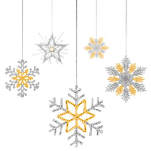 istock Hanging Christmas Delicate Ornaments 1179316447