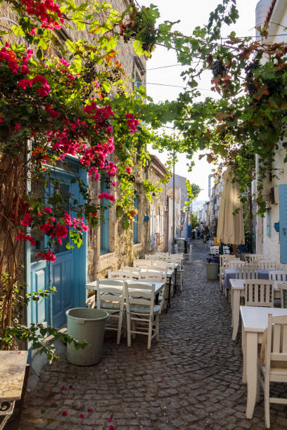 istock Narrow street in Alacati 1179316731