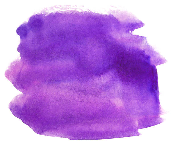istock watercolor purple blotch with texture 1179319684