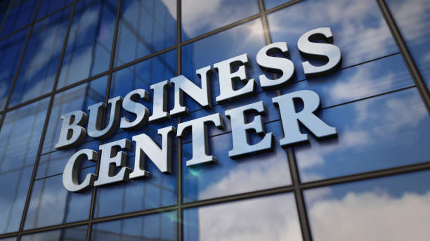 istock Business Center glass mirrored building 1179324805