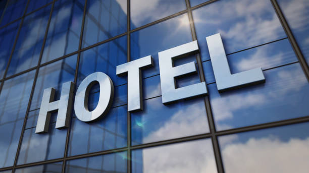 istock Hotel glass mirrored building 1179324854