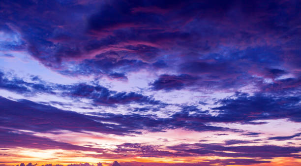 istock Dramatic clouds Amazing colorful majestic sky in evening time 1179325941