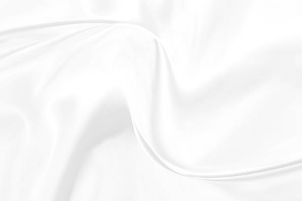 istock Soft fabric twirl motion wave curve abstract modern fashion style shape cloth textile white background 1179329341