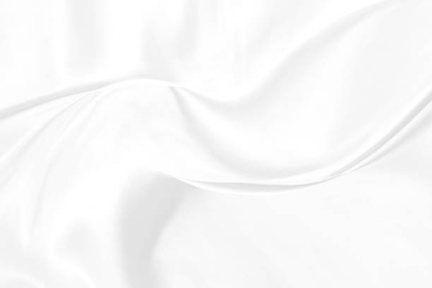 istock Soft fabric twirl motion wave curve abstract modern fashion style shape cloth textile white background 1179329342