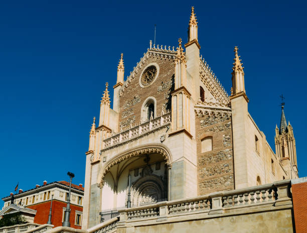 istock St. Jerome the Royal church facade, Madrid, Spain 1179336104