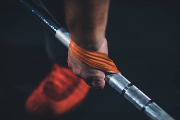 istock Weightlifter at the gym 1179340005