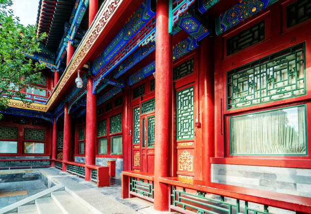 istock Beijing courtyard in the Qing Dynasty 1179340346