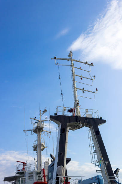 istock cabin of the ship against the blue sky 1179340646