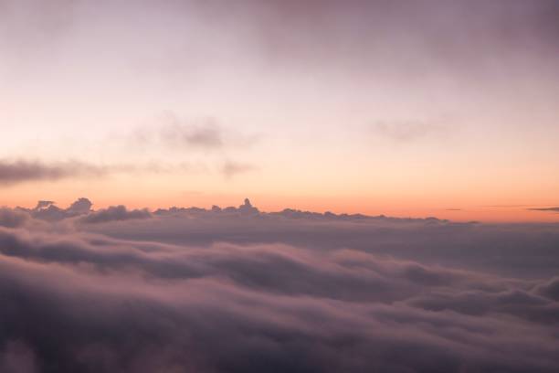 istock Sunrise above the cloud and fog. 1179344147