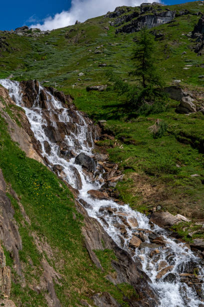 istock Landscape view of a mountain river in the Alps. 1179344185