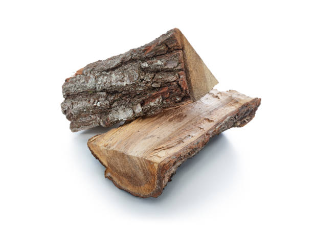 istock Firewood chopped logs isolated on white 1179346206