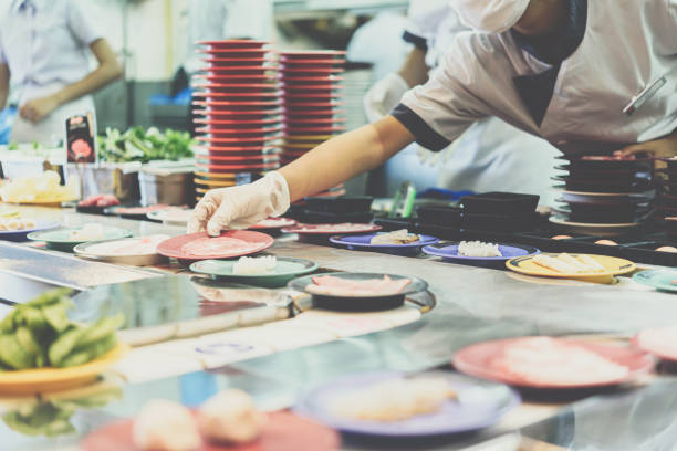 istock Japan food restaurant belt buffet and chef 1179346580