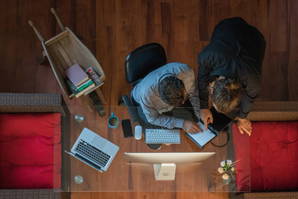 istock Handling all their business matters together 1179351408
