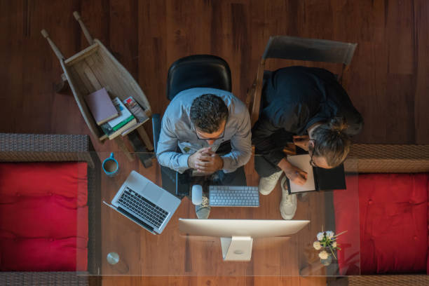 istock Handling all their business matters together 1179352236