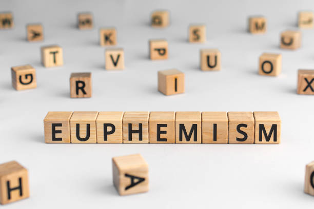istock Euphemism - word from wooden blocks with letters 1179352922