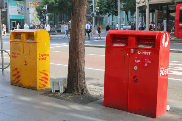 Red Post Box Aussie 180+ Red Post Box Australia Stock Photos, Pictures & Royalty-Free ...