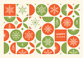 istock Happy holidays modern card 1179358148