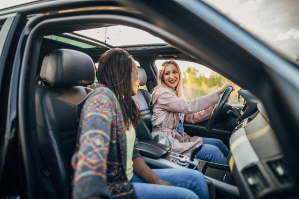 istock Women driving in a car 1179359399