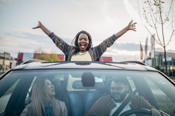 istock Friends having fun on a road trip 1179360536