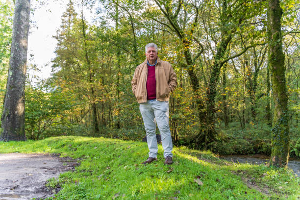 istock Active senior man in countryside 1179361722