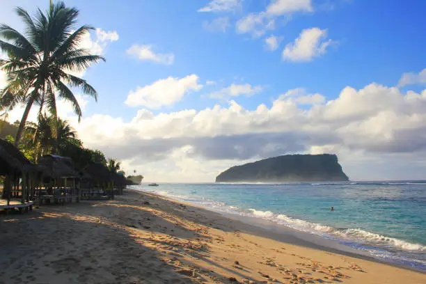 Photo of Sunrise at Lalomanu beach. Voted one of the best beaches in the world and a stunning place to stay, Lalomanu Beach in Samoa is a must-visit beach destination.