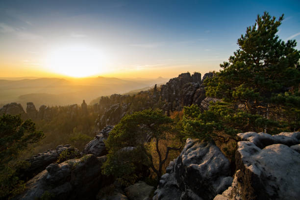 istock Autumn mood at Saxon Switzerland 1179371142