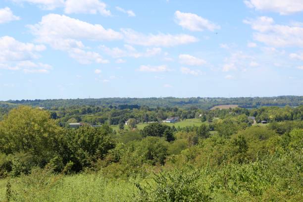 istock Beautiful Green Country Landscape Horizon 1179376667