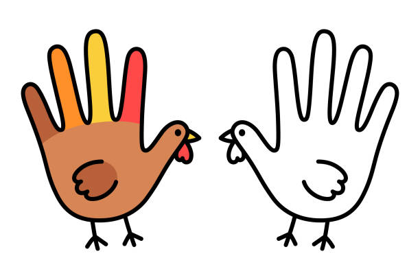 Hand Print Turkey Stock Illustration - Download Image Now - Turkey - Bird, Hand, Vector - iStock Hand Print Turkey Stock Illustration - Download Image Now - Turkey - Bird, Hand, Vector - iStock