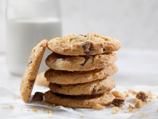 istock Milk Chocolate, Macadamia Nut Cookies and Milk 1179386543