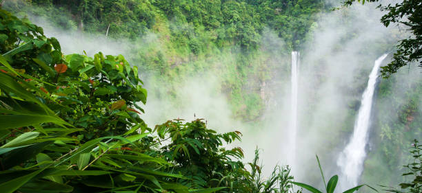 istock Wonderful Tad Fane waterfall in the mist. 1179387343